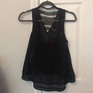 Black mesh forever 21 top
